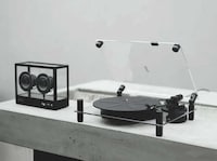 Sleek Minimal Clear Turntables