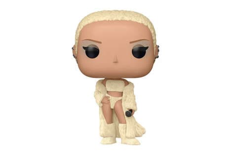 Fur-Adorned Celebrity Figurines