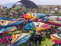 Music Festival Fabric Installations Image 1