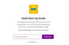 SaaS Startup Newsletters
