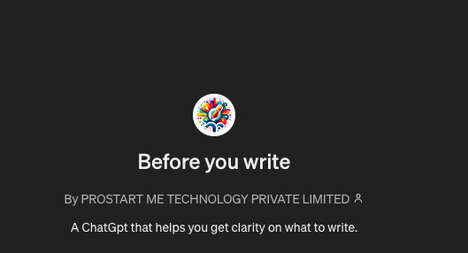 Pre-Writing AI Research