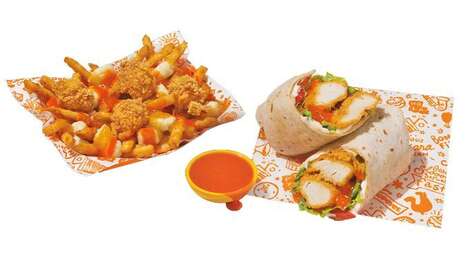 Saucy Buffalo Chicken Poutines