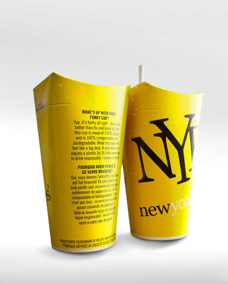 Folding Fountain Drink Cups