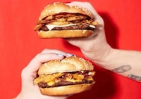 Crispy Fried Onion Burgers Image 1