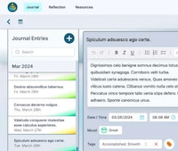 Meditative AI Journaling