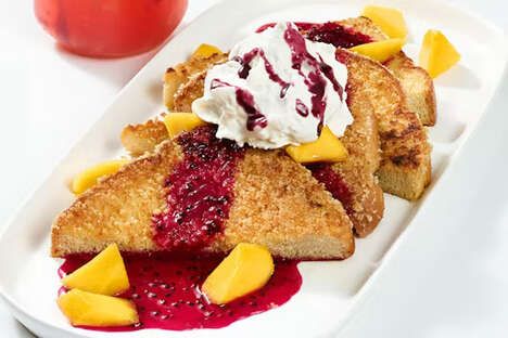 Dragon Fruit French Toasts
