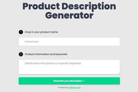 Product Description Generators