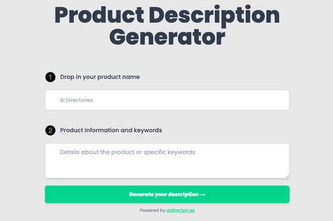 Product Description Generators