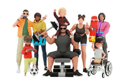 Faceless 3D Avatars