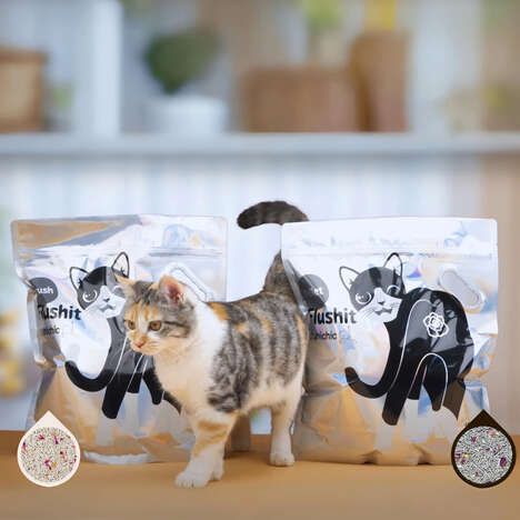 Tofu-Enhanced Cat Litters
