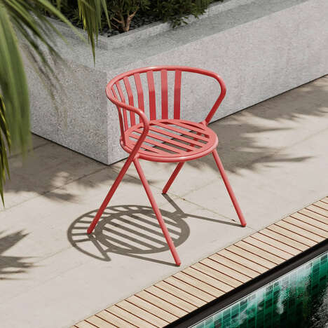 Colorful Metal Outdoor Chairs