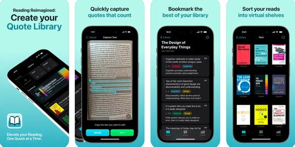 Quote-Managing Book Tools: Quotely Let's Avid Readers Scan and Save ...