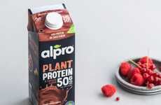 Plant-Based Protein-Rich Alt Milks