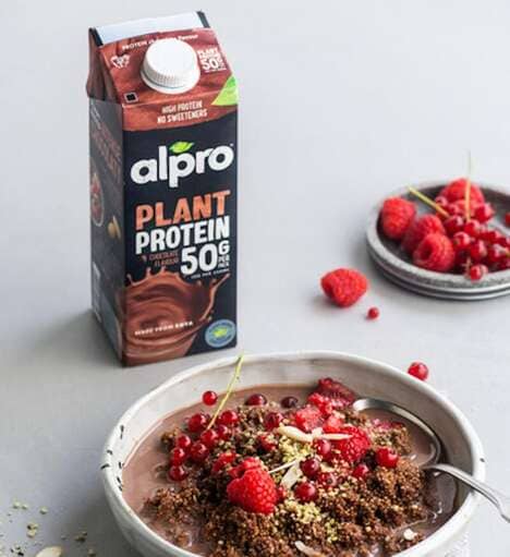 Plant-Based Protein-Rich Alt Milks