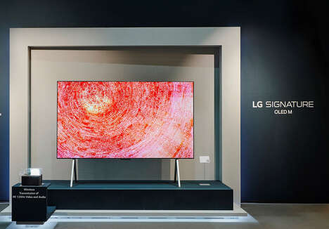 Television-Showcased Abstract Art