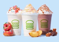 Strawberry Frosted Donut Shakes Image 1