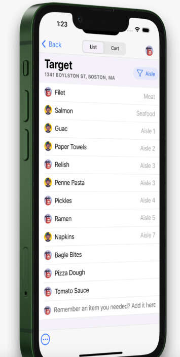 Navigational Grocery Store Apps