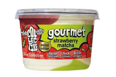 Triple-Layer Matcha Yogurts