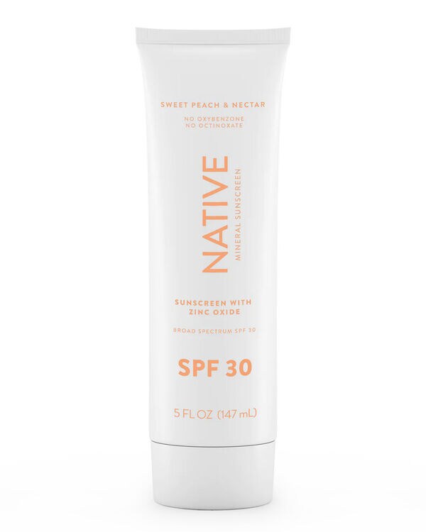 Peach-Inspired Mineral Sunscreens