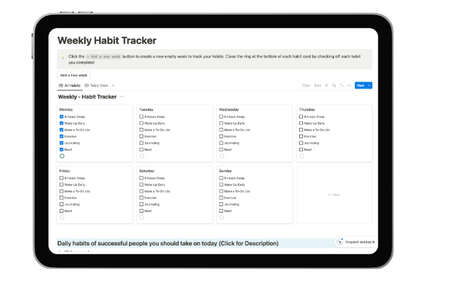 Streamlined Habit Trackers