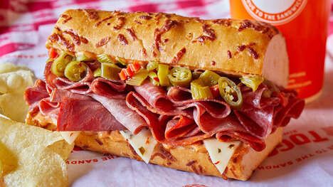 Spicy Meat-Packed Sandwiches