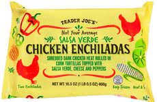 Salsa Verde Chicken Enchiladas
