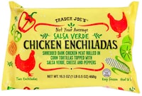 Salsa Verde Chicken Enchiladas