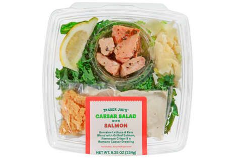 Ready-Made Salmon Ceasar Salads