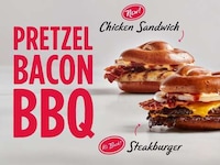 Pretzel Bun Chicken Sandwiches Image 1