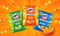 Puffed Dual-Flavor Snack Crisps Image 1