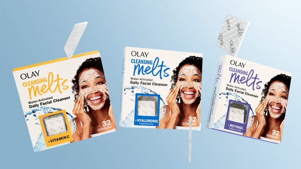 Water-Activated Cleansing Melts