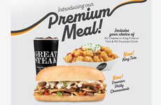 Premium Cheesesteak Meals