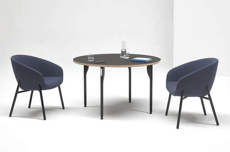 Integrated Charging Hub Tables