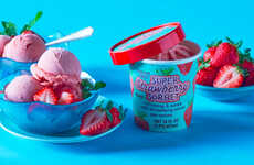 Frozen Strawberry Sorbet