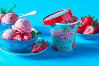 Frozen Strawberry Sorbet Image 1