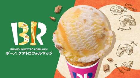 Four-Cheese Ice Creams