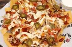 Meaty Topping-Rich Nachos