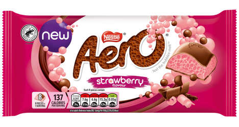 Bubbly Strawberry Candy Bars