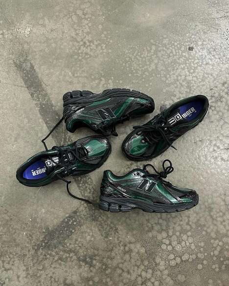 Patterned Textural Lifestyle Sneakers
