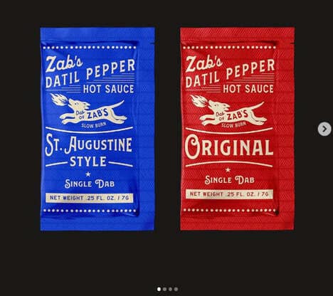 Vintage-Inspired Single Serve Hot Sauce