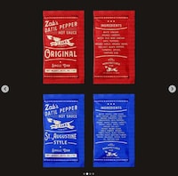 Vintage-Inspired Single Serve Hot Sauce Image 2