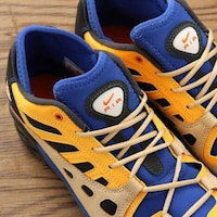 Leather Overlapping Retro Sneakers