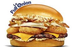 Quadruple Onion Burgers