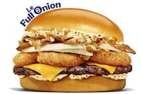 Quadruple Onion Burgers Image 1
