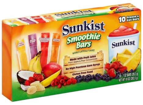 Smoothie-Flavored Ice Pops