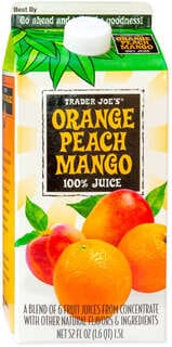 Orange Peach Mango Juices : Orange Peach Mango Juice