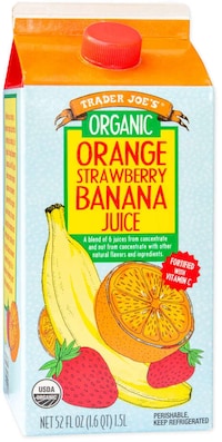 Organic Strawberry Banana Juices Image 2
