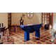 Bright Blue Wood-Grain Tables Image 1