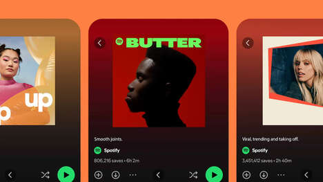 Music Streaming Typeface Updates