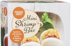 Microwavable Mini Shrimp Baos